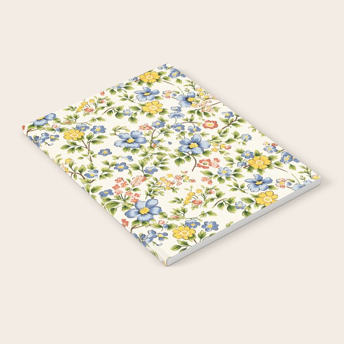 Cute Summer Floral Hand Painted Notebook Gallery Image 2
