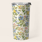 Cute Summer Floral Hand Painted Travel Mug Gallery Image 2