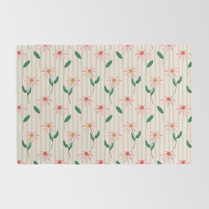 Flowers and stripes Rug Gallery Image 2