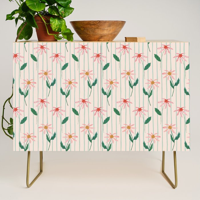 Flowers and stripes Credenza Gallery Image 1