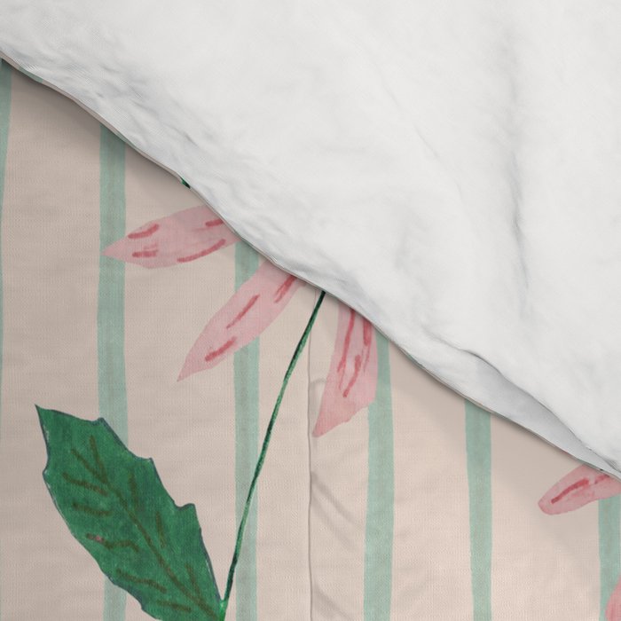 Flowers and stripes Comforter Gallery Image 4