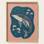 Whale in Bloom Serving Tray Gallery Image 1