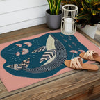 Whale in Bloom Outdoor Rug Gallery Image 2