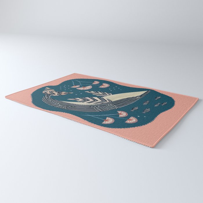Whale in Bloom Rug Gallery Image 3