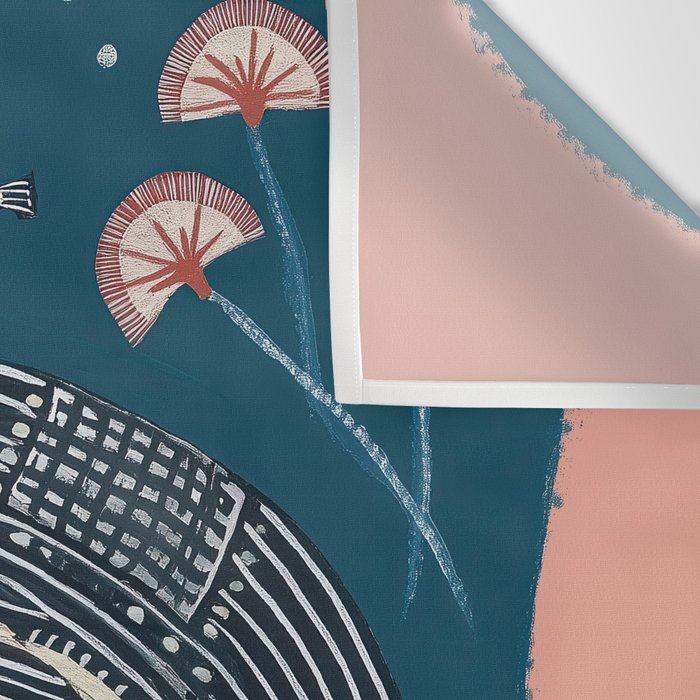 Whale in Bloom Wall Tapestry Gallery Image 3