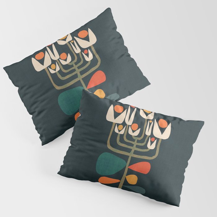 Retro botany Pillow Sham Gallery Image 3