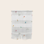 Mountain Skiers Pattern Wall Hanging Gallery Image 1