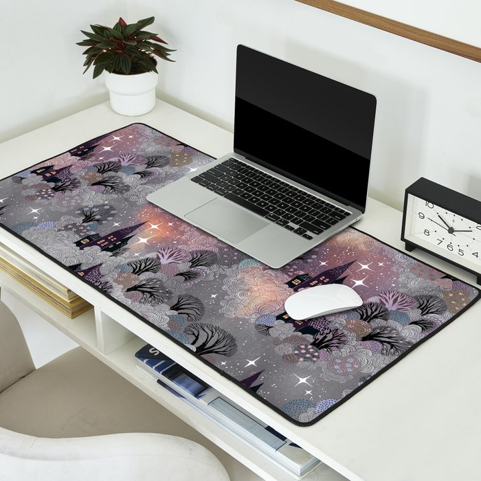 The Sleepy Village Desk Mat Gallery Image 2
