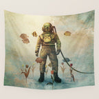 Deep Sea Garden  Wall Tapestry Gallery Image 4