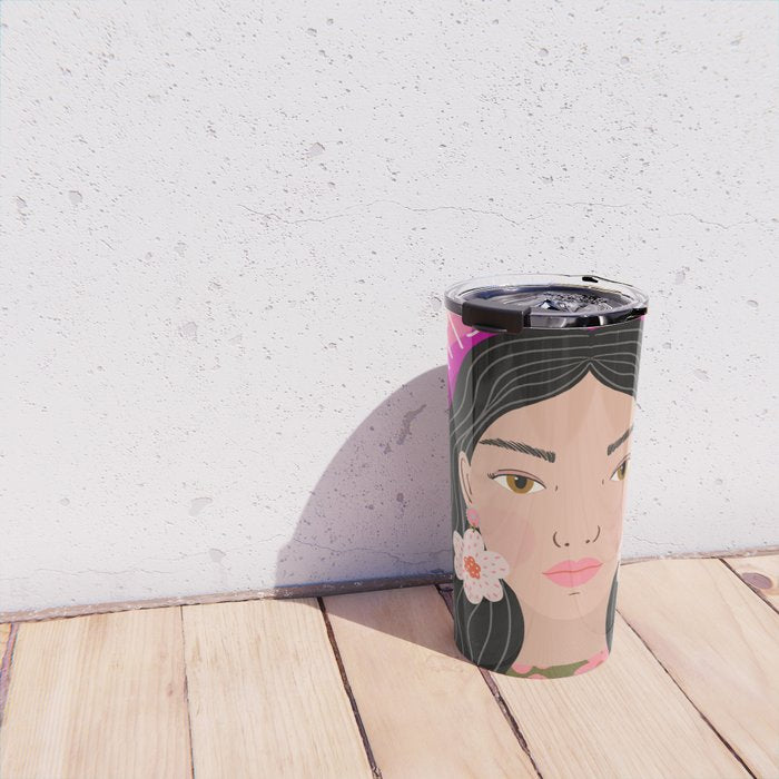 Woman Portrait - Dreams do come true  Travel Mug Gallery Image 4
