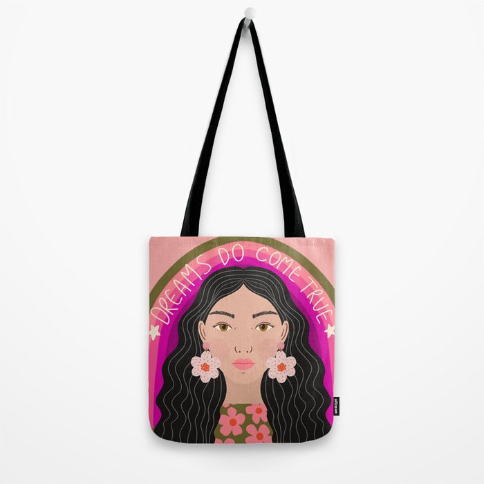 Woman Portrait - Dreams do come true  Tote Bag Gallery Image 2