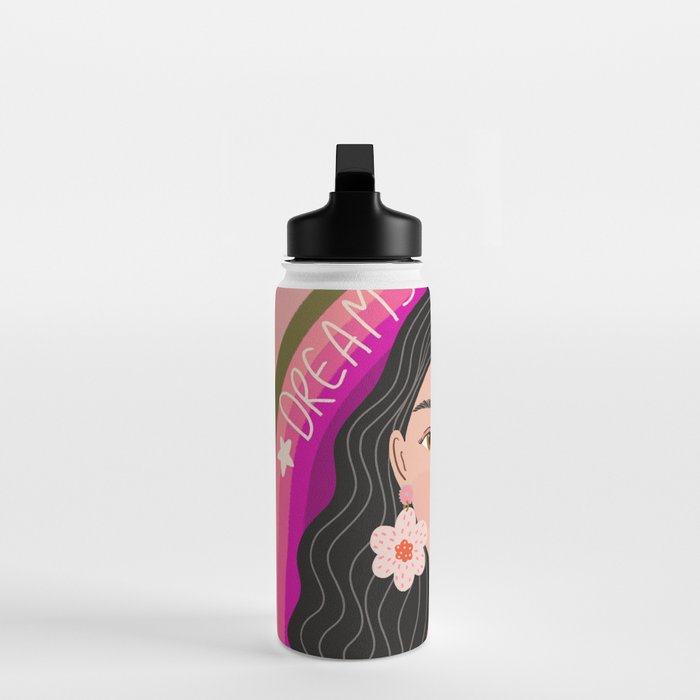 Woman Portrait - Dreams do come true  Water Bottle Gallery Image 3