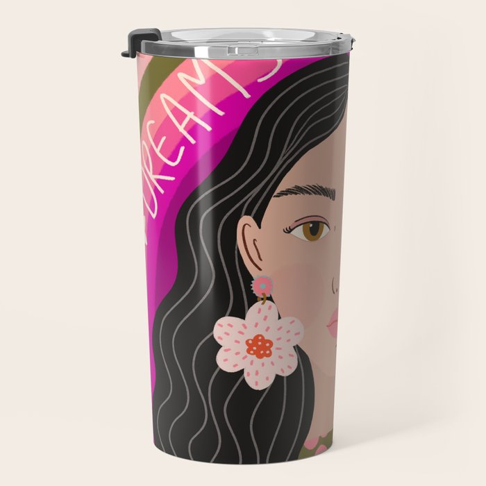 Woman Portrait - Dreams do come true  Travel Mug Gallery Image 3