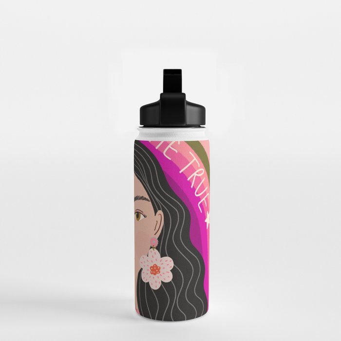 Woman Portrait - Dreams do come true  Water Bottle Gallery Image 2