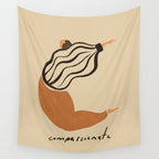 C for Compassionate Wall Tapestry Gallery Image 4