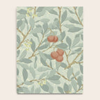 William Morris Arbutus Major Blue Cream Red Pattern Notebook Gallery Image 4