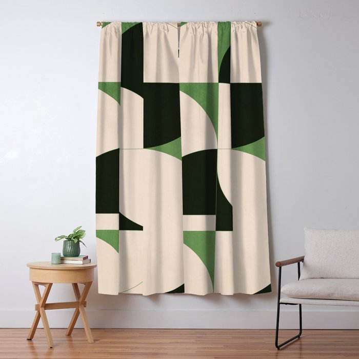 Geometric Shapes 248 Window Curtain Gallery Image 5