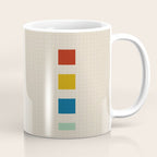 four elements II tweed and primary colors Coffee Mug Gallery Image 1
