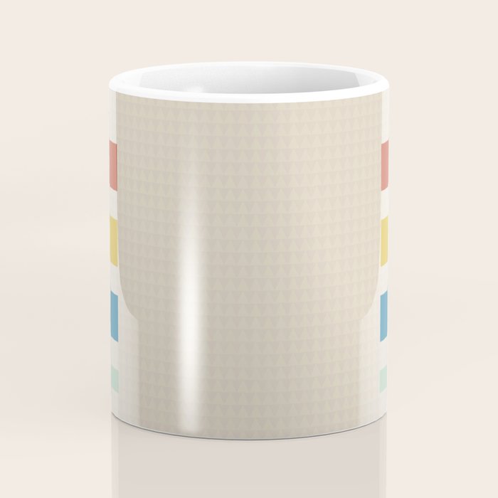 four elements II tweed and primary colors Coffee Mug Gallery Image 4