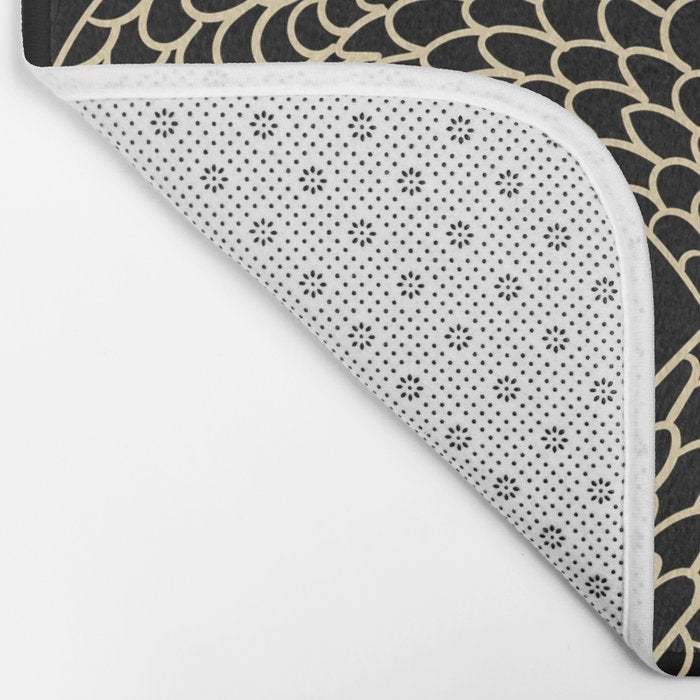 Vintage line snake Bath Mat Gallery Image 2