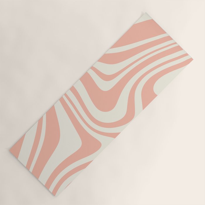 Abstract Wavy Stripes XLI Yoga Mat Gallery Image 1