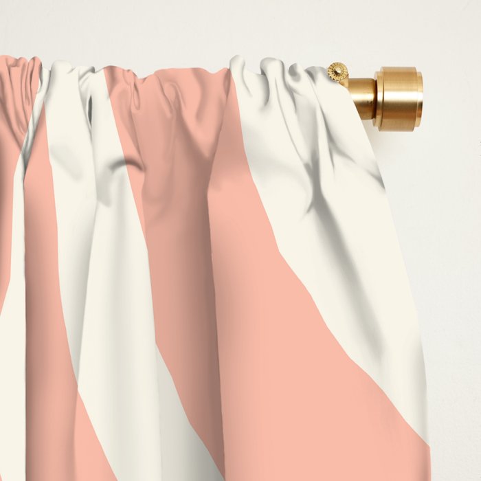 Abstract Wavy Stripes XLI Window Curtain Gallery Image 2