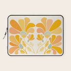 Summer Wildflowers in Golden Yellow Laptop Sleeve Gallery Image 1