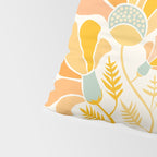 Summer Wildflowers in Golden Yellow Pillow Sham Gallery Image 4