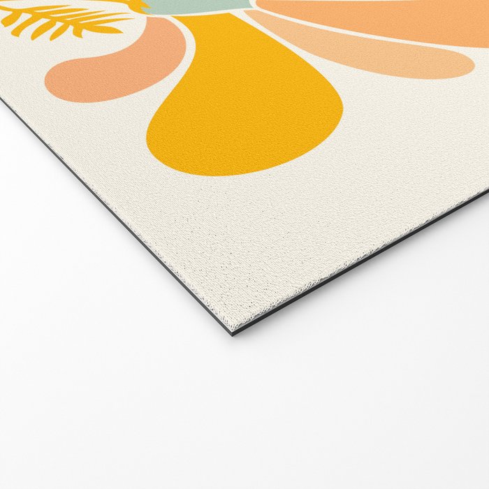 Summer Wildflowers in Golden Yellow Welcome Mat Gallery Image 2