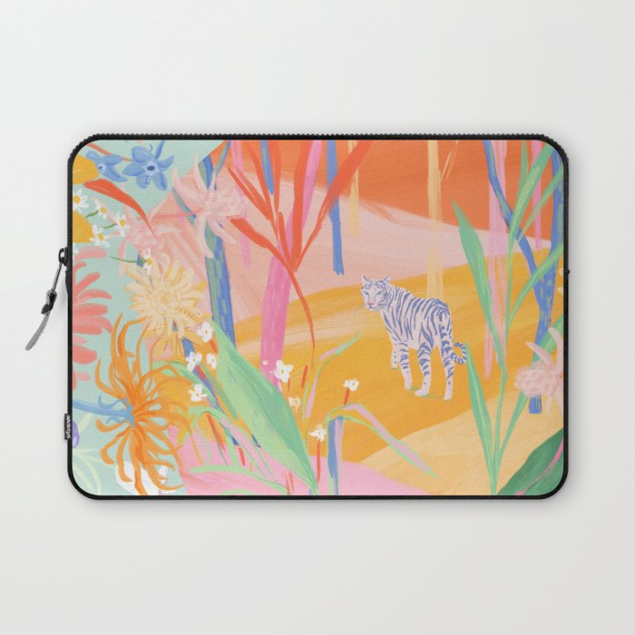 Whimsical Flower Vase Laptop Sleeve Gallery Image 1