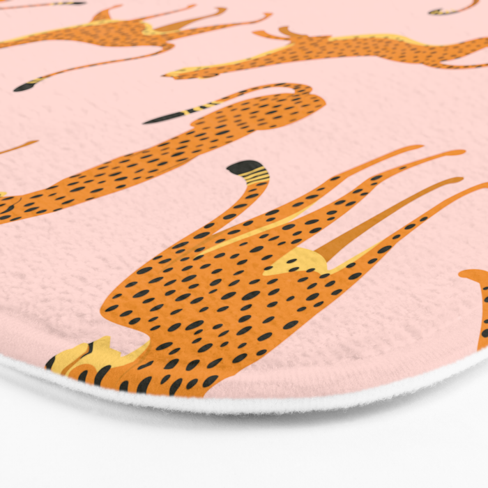 Leopard pattern Bath Mat Gallery Image 3