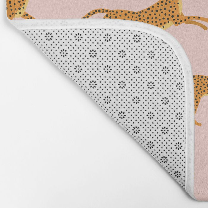 Leopard pattern Bath Mat Gallery Image 2