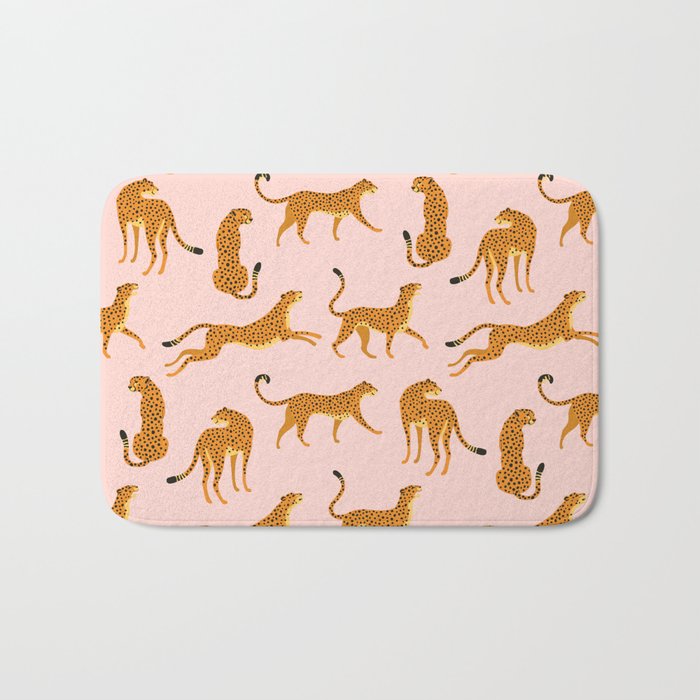 Leopard pattern Bath Mat Gallery Image 1