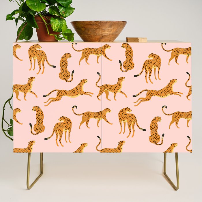Leopard pattern Credenza Gallery Image 1
