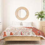 Q'ashqai Snow Leopard Persian Animal Rug Print Duvet Cover Gallery Image 3