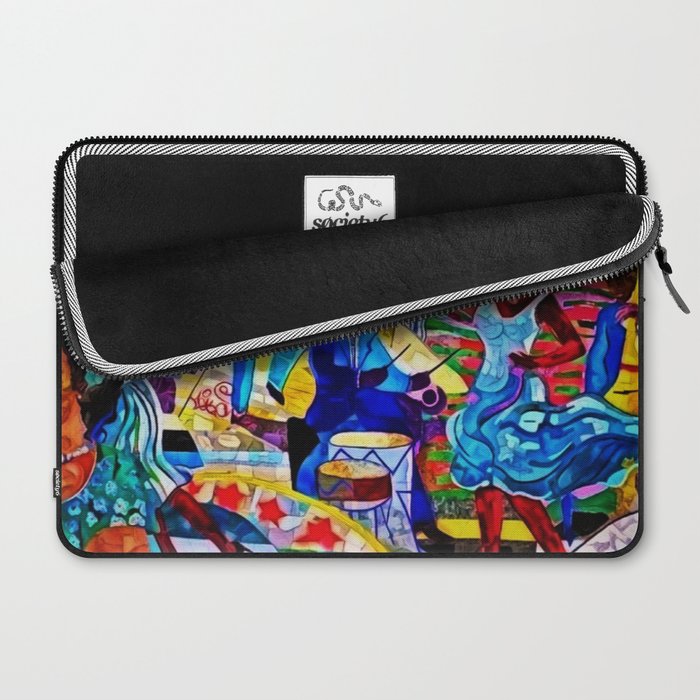 African-American 'The Spirit of Harlem' Historical Mural Portrait Laptop Sleeve Gallery Image 2