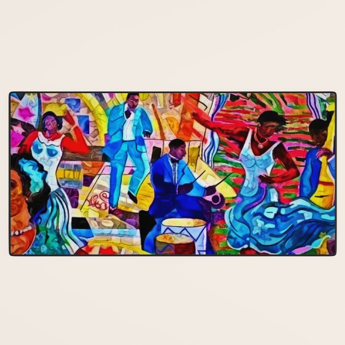 African-American 'The Spirit of Harlem' Historical Mural Portrait Desk Mat Gallery Image 3