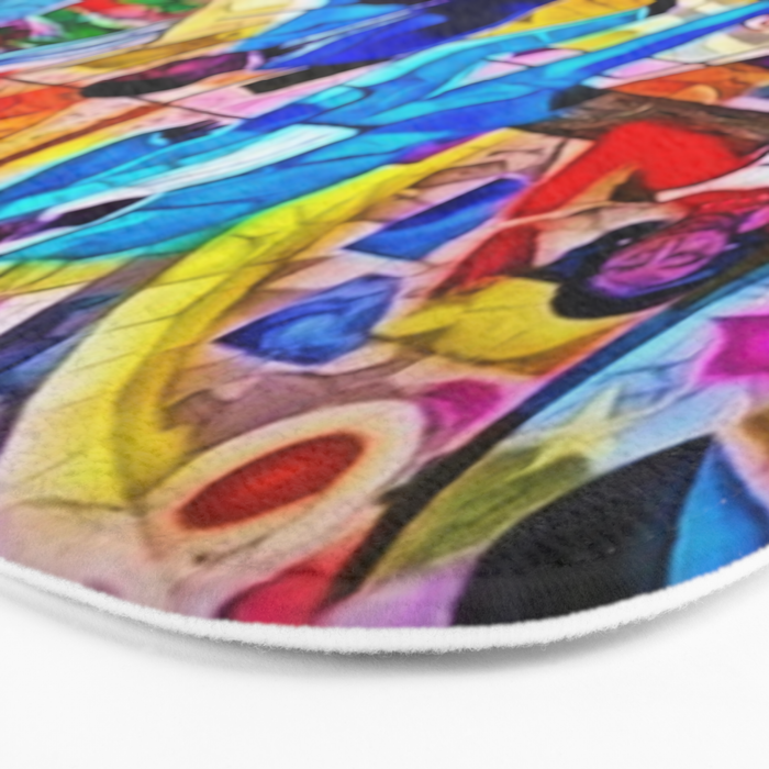 African-American 'The Spirit of Harlem' Historical Mural Portrait Bath Mat Gallery Image 3
