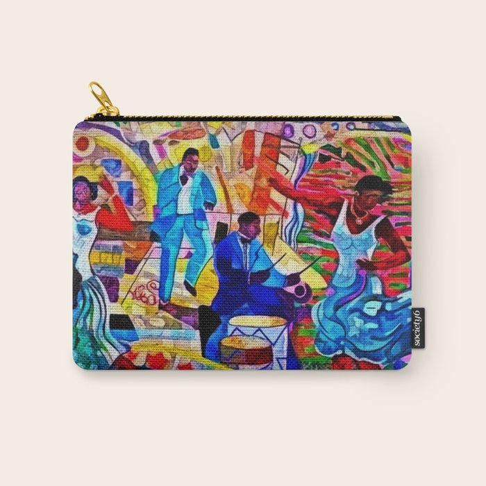 African-American 'The Spirit of Harlem' Historical Mural Portrait Carry All Pouch Gallery Image 1