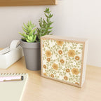 Eloise Floral - Gold Mini Art Print Gallery Image 2