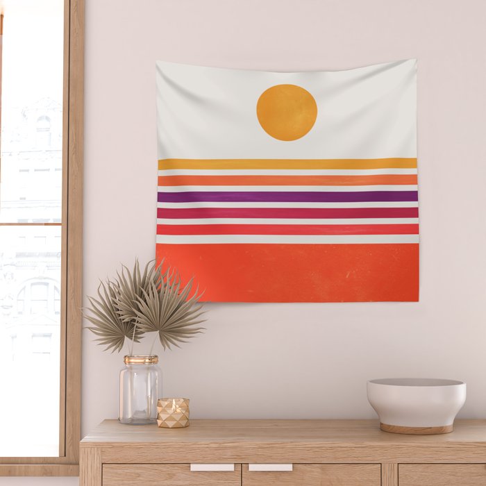 California Sunrise Wall Tapestry Gallery Image 2