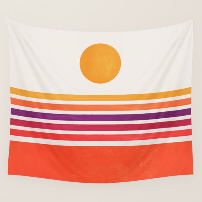 California Sunrise Wall Tapestry Gallery Image 4