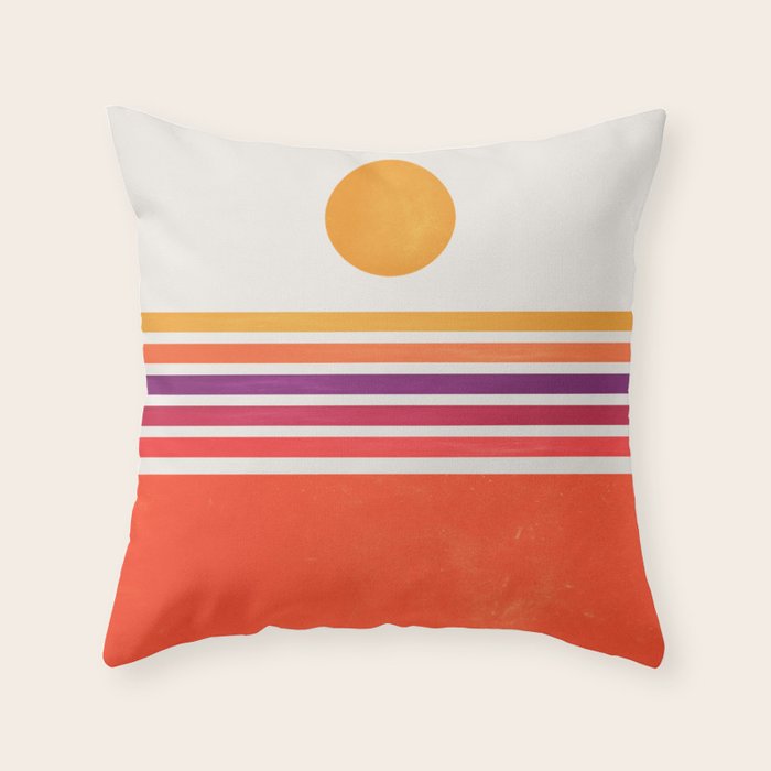 California Sunrise Throw Pillow Gallery Image 6