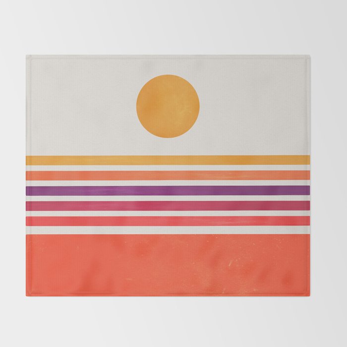 California Sunrise Throw Blanket Gallery Image 2