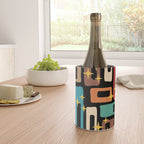 Retro Mid Century Modern Abstract Pattern 223 Wine Chiller Gallery Image 4