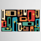 Retro Mid Century Modern Abstract Pattern 223 Tablecloth Gallery Image 2