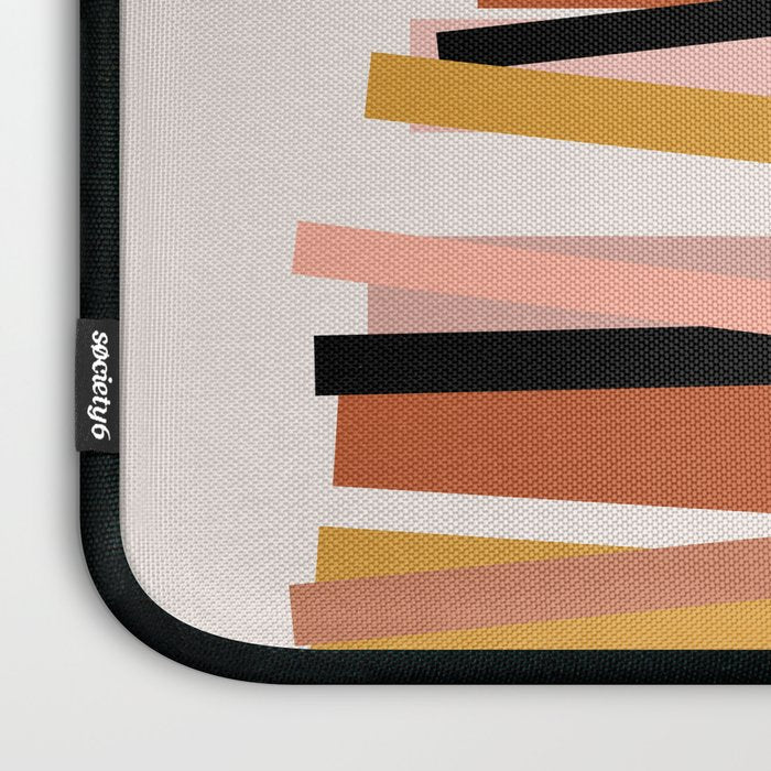Ribbon Christmas Tree - neutrals Laptop Sleeve Gallery Image 3