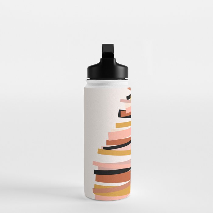 Ribbon Christmas Tree - neutrals Water Bottle Gallery Image 3