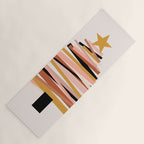 Ribbon Christmas Tree - neutrals Yoga Mat Gallery Image 1