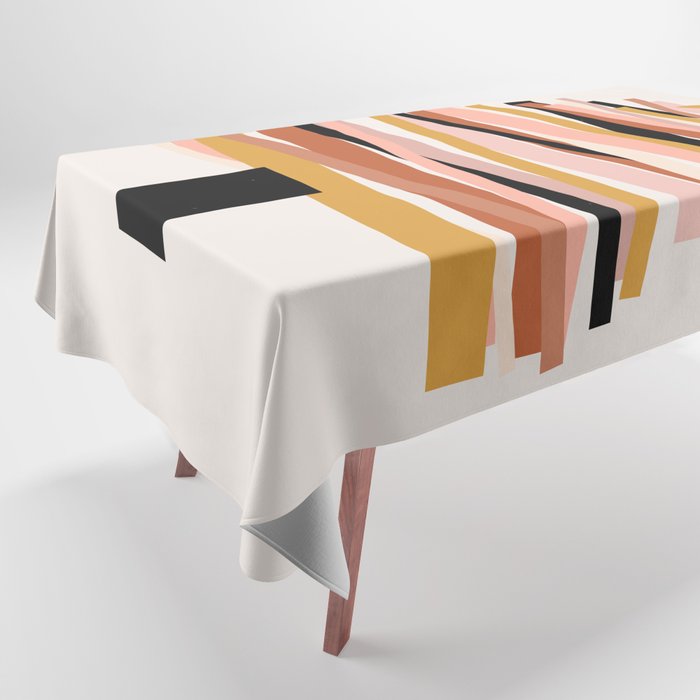 Ribbon Christmas Tree - neutrals Tablecloth Gallery Image 1